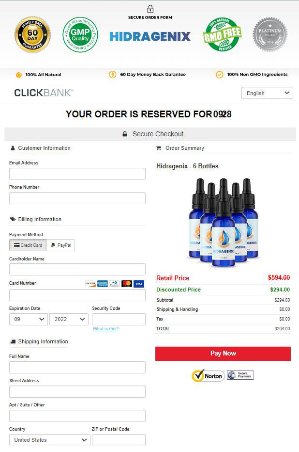 Hidragenix - Secure page order